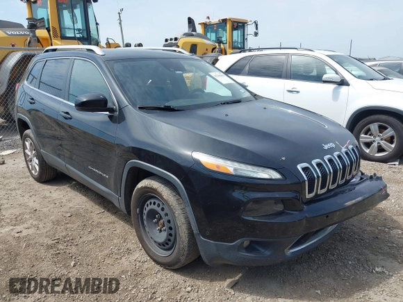 2014 Jeep Cherokee Limited with VIN 1C4PJLDB4EW256137, listed as a IAAI auction lot 42236043 with 145,517 mi miles and . Bid and sale history available at DreamBid. Image 1.