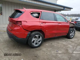 2022 Hyundai Santa Fe SE with VIN 5NMS1DAJ8NH381222, listed as a Copart auction lot 40746494 with 28,648 mi miles and . Bid and sale history available at DreamBid. Image 3.