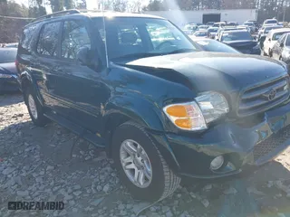 2004 Toyota Sequoia SR5 with VIN 5TDZT34A24S229611, listed as a IAAI auction lot 41224321 with 164,483 mi miles. Bid and sale history available at carsss.com. Image 1.