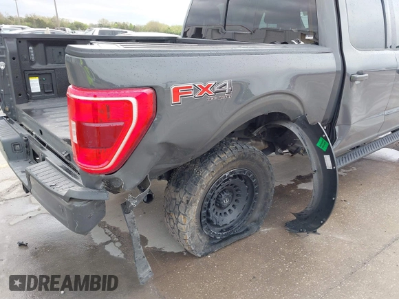 2021 Ford F-150 XL with VIN 1FTFW1EDXMFC59379, listed as a IAAI auction lot 41726978 with 37,188 mi miles. Bid and sale history available at carsss.com. Image 6.