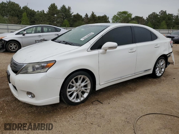 2010 Lexus HS 250h z VIN JTHBB1BA1A2011138, wystawiony jako Copart lot #55086155 z przebiegiem 289 412 mil mil oraz Szkoda całkowita • Salvage title. Historia ofert i sprzedaży dostępna na DreamBid. Obrazek 1.