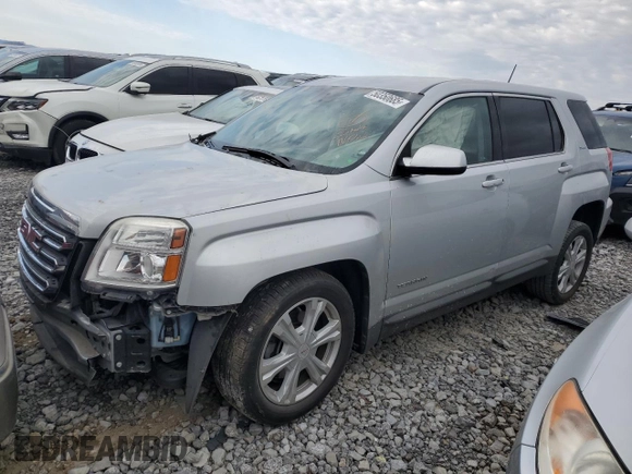 2017 GMC Terrain SLE with VIN 2GKALMEK4H6218611, listed as a Copart auction lot 50350685 with 82,955 mi miles and Salvage Title. Bid and sale history available at carsss.com. Image 1.