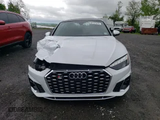 2024 Audi S5 Sportback Premium Plus z VIN WAUC4CF54RA036400, wystawiony jako Copart lot #56121475 z przebiegiem 7098 mil mil oraz Szkody całkowita. Historia ofert i sprzedaży dostępna na DreamBid. Obrazek 5.