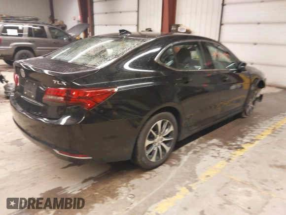2015 Acura TLX with VIN 19UUB1F35FA023782, listed as a IAAI auction lot 41963193 with 152,651 mi miles. Bid and sale history available at carsss.com. Image 4.
