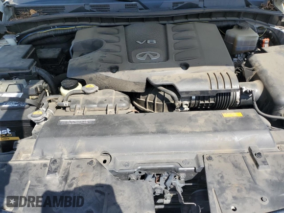 2011 Infiniti QX56 7-passenger with VIN JN8AZ2NF8B9503328, listed as a Copart auction lot 53872795 with Not Provided miles and Clean Title. Bid and sale history available at DreamBid. Image 12.
