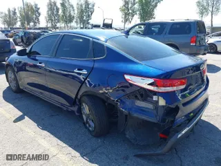 2019 Kia Optima LX with VIN 5XXGT4L31KG345560, listed as a IAAI auction lot 42002764 with 108,470 mi miles. Bid and sale history available at carsss.com. Image 3.