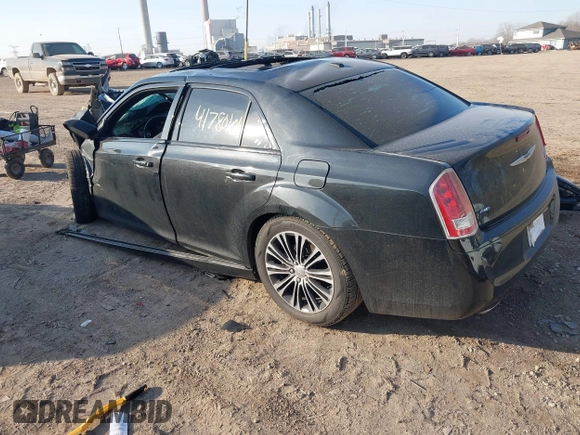 2014 Chrysler 300 with VIN 2C3CCAGT6EH209437, listed as a IAAI auction lot 41780106 with 153,414 mi miles. Bid and sale history available at carsss.com. Image 3.