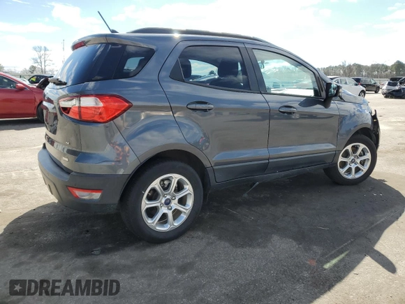 2018 Ford EcoSport SE with VIN MAJ3P1TE9JC233998, listed as a Copart auction lot 47965255 with 65,317 mi miles and Salvage Title. Bid and sale history available at DreamBid. Image 3.