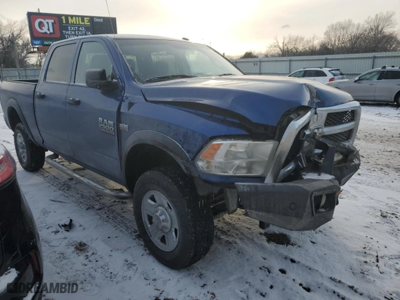 2018 Ram 2500 Tradesman with VIN 3C6UR5CJ2JG403362, listed as a Copart auction lot 88800505 with 137,317 mi miles and Salvage Title. Bid and sale history available at carsss.com. Image 4.