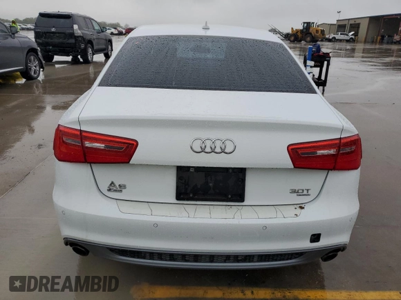 2014 Audi A6 3.0T Prestige with VIN WAUHGAFC9EN113121, listed as a Copart auction lot 80031824 with 106,026 mi miles and Salvage Title. Bid and sale history available at carsss.com. Image 6.