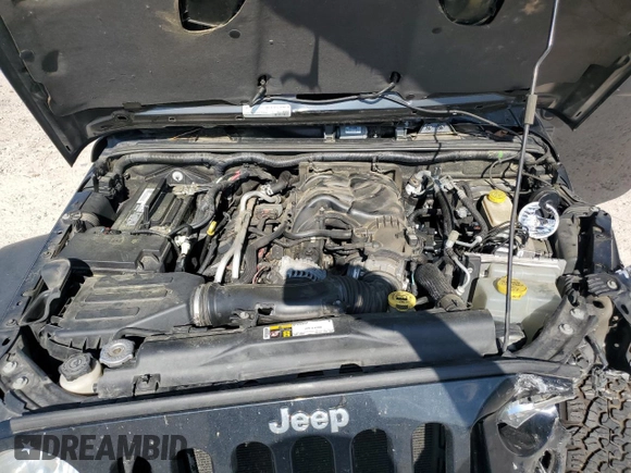 2016 Jeep Wrangler Unlimited Rubicon Hard Rock z VIN 1C4BJWFG6GL125252, wystawiony jako Copart lot #55241115 z przebiegiem 193 554 mil mil oraz Szkoda całkowita • Salvage title. Historia ofert i sprzedaży dostępna na DreamBid. Obrazek 11.