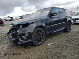 2020 Land Rover Range Rover Sport HST with VIN SALWS2RUXLA885448, listed as a Copart auction lot 47314015 with 60,659 mi miles and Salvage title. Bid and sale history available at DreamBid. Image 1.