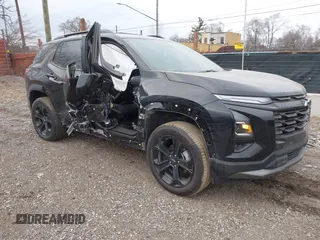 2025 Chevrolet Equinox AWD LT with VIN 3GNAXPEG9SL160521, listed as a IAAI auction lot 41287850 with 2,554 mi miles. Bid and sale history available at carsss.com. Image 1.