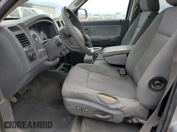 2007 Dodge Dakota SLT with VIN 1D7HW48K27S147617, listed as a Copart auction lot 74064254 with 150,069 mi miles and Clean Title. Bid and sale history available at carsss.com. Image 7.