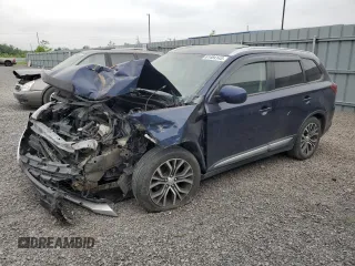 2018 Mitsubishi Outlander ES with VIN JA4AZ2A36JZ619045, listed as a Copart auction lot 61484145 with 116,404 mi miles and Salvage title. Bid and sale history available at DreamBid. Image 1.