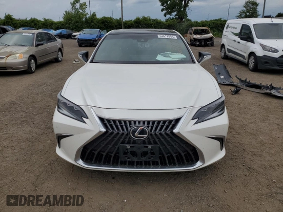 2022 Lexus ES with VIN 58AFZ1B18NU111346, listed as a Copart auction lot 64612854 with 65,357 mi miles and Salvage Title. Bid and sale history available at carsss.com. Image 5.