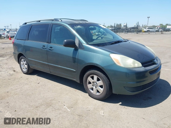 2004 Toyota Sienna CE with VIN 5TDZA23C44S205166, listed as a IAAI auction lot 42192980 with 228,873 mi miles. Bid and sale history available at carsss.com. Image 1.