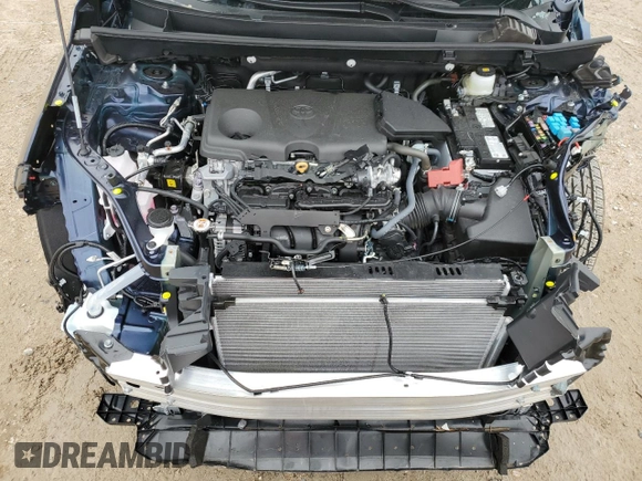 2025 Toyota RAV4 XLE with VIN 2T3W1RFVXSW368361, listed as a Copart auction lot 42827225 with 900 mi miles and Salvage Title. Bid and sale history available at carsss.com. Image 12.