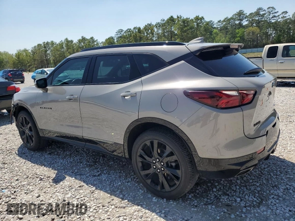 2021 Chevrolet Blazer RS with VIN 3GNKBERSXMS583283, listed as a Copart auction lot 49978405 with 52,403 mi miles and Clean title. Bid and sale history available at DreamBid. Image 2.