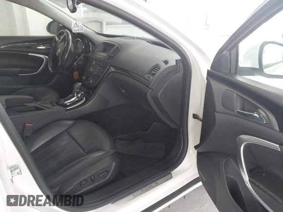 2011 Buick Regal CXL Turbo TO5 with VIN W04GZ5GV4B1091722, listed as a IAAI auction lot 42489999 with 136,136 mi miles and . Bid and sale history available at DreamBid. Image 5.