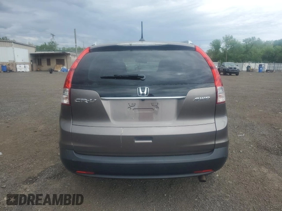 2013 Honda CR-V EX-L z VIN 5J6RM4H72DL033763, wystawiony jako Copart lot #56979455 z przebiegiem Nie podano mil oraz Szkody całkowita. Historia ofert i sprzedaży dostępna na DreamBid. Obrazek 6.