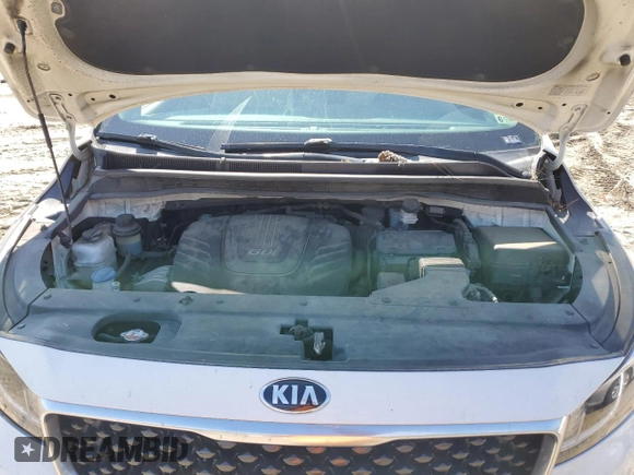 2016 Kia Sedona LX with VIN KNDMB5C17G6163863, listed as a Copart auction lot 52128745 with 165,416 mi miles and Salvage Title. Bid and sale history available at DreamBid. Image 14.