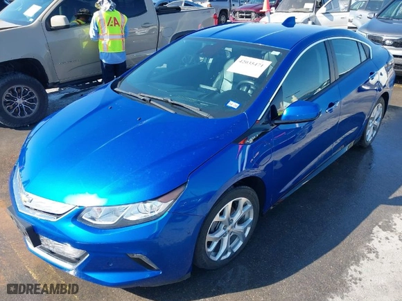 2017 Chevrolet Volt Premier with VIN 1G1RB6S54HU104145, listed as a IAAI auction lot 42035471 with 102,728 mi miles. Bid and sale history available at carsss.com. Image 2.