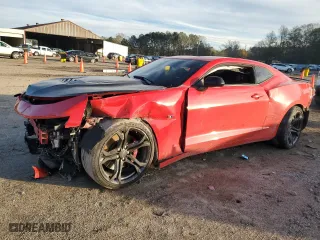 2021 Chevrolet Camaro 2SS with VIN 1G1FH1R71M0104729, listed as a Copart auction lot 87656215 with 42,276 mi miles and Salvage Title. Bid and sale history available at carsss.com. Image 1.