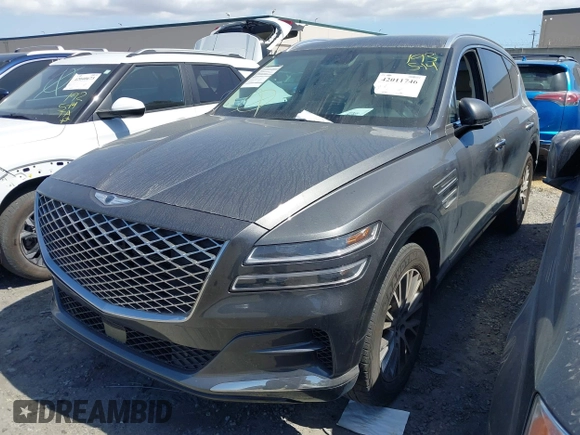 2021 Genesis GV80 with VIN KMUHB4SB8MU060882, listed as a IAAI auction lot 42011746 with Not Provided miles and . Bid and sale history available at DreamBid. Image 17.