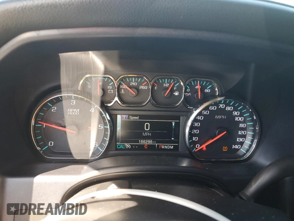 2015 Chevrolet Silverado 1500 LTZ with VIN 3GCUKSEC2FG151887, listed as a Copart auction lot 52625675 with 166,286 mi miles and Salvage Title. Bid and sale history available at carsss.com. Image 9.