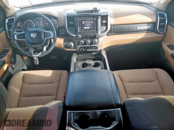 2019 Ram 1500 Big Horn with VIN 1C6SRFFT9KN538146, listed as a Copart auction lot 57605795 with 129,174 mi miles and Clean title. Bid and sale history available at DreamBid. Image 8.