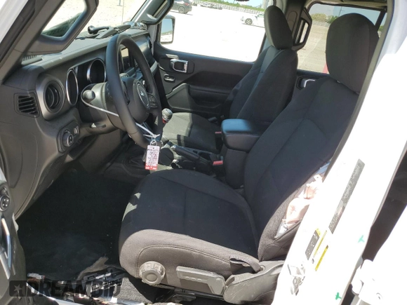 2023 Jeep Gladiator Freedom with VIN 1C6HJTAG1PL585720, listed as a Copart auction lot 47386855 with 14,525 mi miles and Salvage title. Bid and sale history available at DreamBid. Image 7.