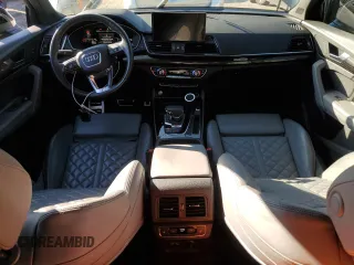 2021 Audi SQ5 with VIN WA1C4BFY4M2001182, listed as a Copart auction lot 86241244 with 36,604 mi miles and Salvage Title. Bid and sale history available at DreamBid. Image 8.