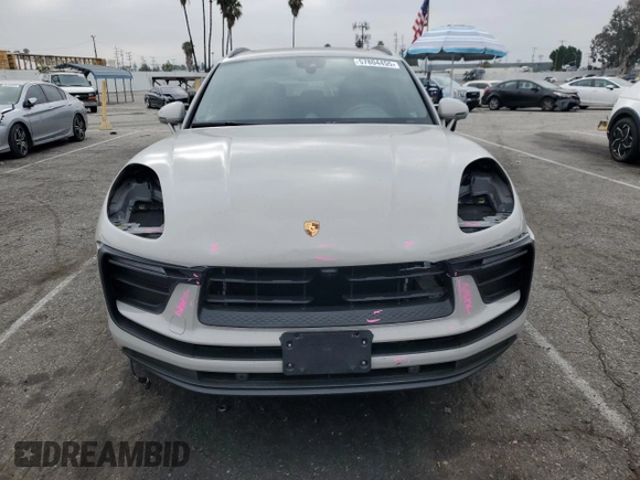 2024 Porsche Macan with VIN WP1AA2A59RLB18288, listed as a Copart auction lot 57804455 with 7,480 mi miles and Salvage title. Bid and sale history available at DreamBid. Image 5.