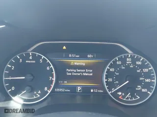 2017 Nissan Maxima SR with VIN 1N4AA6AP0HC365858, listed as a IAAI auction lot 41869483 with 105,952 mi miles. Bid and sale history available at carsss.com. Image 7.