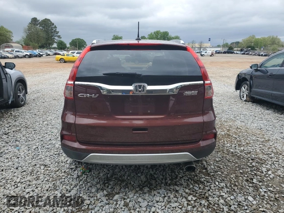 2015 Honda CR-V EX-L with VIN 2HKRM3H77FH510629, listed as a Copart auction lot 51995625 with 132,943 mi miles and Salvage Title. Bid and sale history available at carsss.com. Image 6.