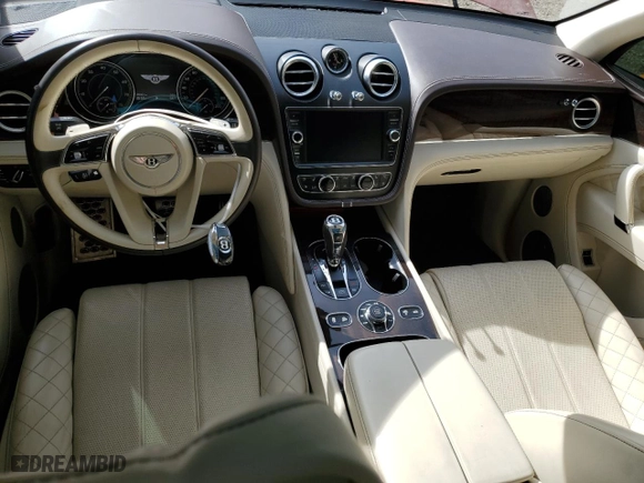 2017 Bentley Bentayga W12 with VIN SJAAC2ZV7HC014060, listed as a Copart auction lot 48581564 with 48,402 mi miles and Salvage Title. Bid and sale history available at carsss.com. Image 8.
