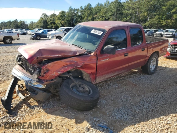 2004 Toyota Tacoma PreRunner with VIN 5TEGM92N34Z353676, listed as a Copart auction lot 89362425 with 161,444 mi miles and Salvage title. Bid and sale history available at DreamBid. Image 1.