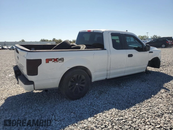 2020 Ford F-150 XL with VIN 1FTEX1EP9LFA90506, listed as a Copart auction lot 48475995 with 107,709 mi miles and Salvage Title. Bid and sale history available at carsss.com. Image 3.