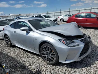 2015 Lexus RC 350 F Sport with VIN JTHSE5BC1F5002106, listed as a Copart auction lot 48820535 with 72,894 mi miles and Salvage title. Bid and sale history available at DreamBid. Image 4.