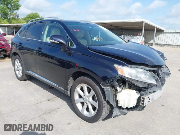 2010 Lexus RX 350 with VIN 2T2ZK1BA0AC011354, listed as a IAAI auction lot 42541510 with 112,749 mi miles and . Bid and sale history available at DreamBid. Image 1.
