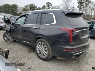 2022 Cadillac XT6 Premium Luxury with VIN 1GYKPCRS7NZ143003, listed as a Copart auction lot 86708864 with 0 mi miles and Salvage Title. Bid and sale history available at carsss.com. Image 2.
