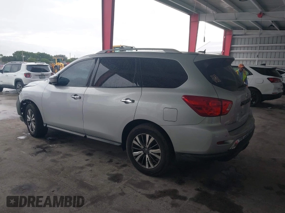2018 Nissan Pathfinder SL with VIN 5N1DR2MN3JC644631, listed as a IAAI auction lot 41176186 with 107,872 mi miles. Bid and sale history available at carsss.com. Image 3.