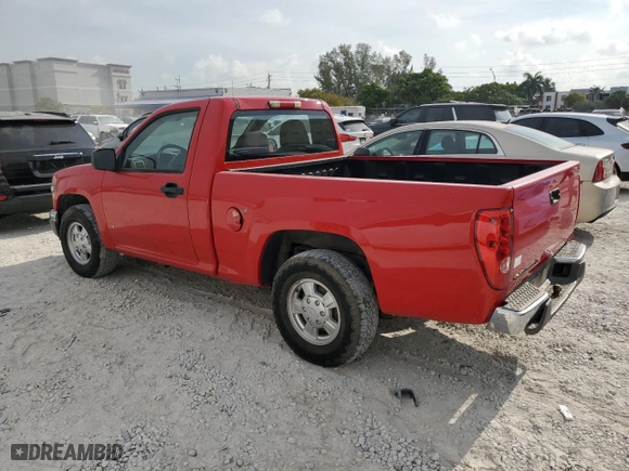 2007 Chevrolet Colorado Work Truck with VIN 1GCCS149778168526, listed as a Copart auction lot 50599185 with 82,491 mi miles and Clean Title. Bid and sale history available at carsss.com. Image 2.