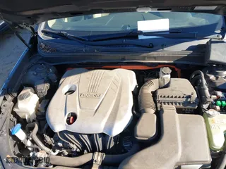 2013 Hyundai Sonata Hybrid with VIN KMHEC4A45DA100712, listed as a IAAI auction lot 41493504 with 1 mi miles. Bid and sale history available at carsss.com. Image 10.