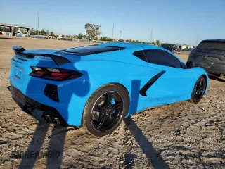 2021 Chevrolet Corvette 1LT with VIN 1G1YA2D42M5113717, listed as a Copart auction lot 77167694 with 9,190 mi miles and Non Repairable. Bid and sale history available at carsss.com. Image 3.