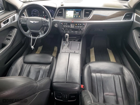 2016 Hyundai Genesis 3.8L with VIN KMHGN4JE6GU106291, listed as a Copart auction lot 48490425 with 136,564 mi miles and Salvage Title. Bid and sale history available at carsss.com. Image 8.