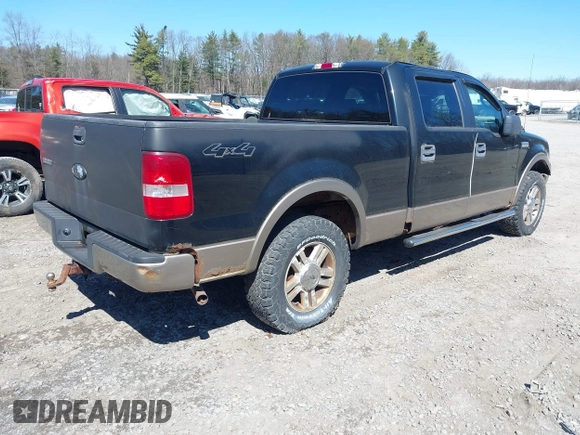 2006 Ford F-150 XLT with VIN 1FTPW14586KC90896, listed as a IAAI auction lot 41910761 with 115,657 mi miles. Bid and sale history available at carsss.com. Image 4.
