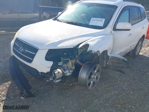 2009 Hyundai Santa Fe SE with VIN 5NMSH13E39H290889, listed as a IAAI auction lot 41312186 with 149,874 mi miles. Bid and sale history available at carsss.com. Image 6.
