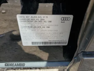 2015 Audi Q5 Premium Plus with VIN WA1DGAFP6FA087519, listed as a Copart auction lot 62782455 with 178,167 mi miles and Salvage title. Bid and sale history available at DreamBid. Image 13.